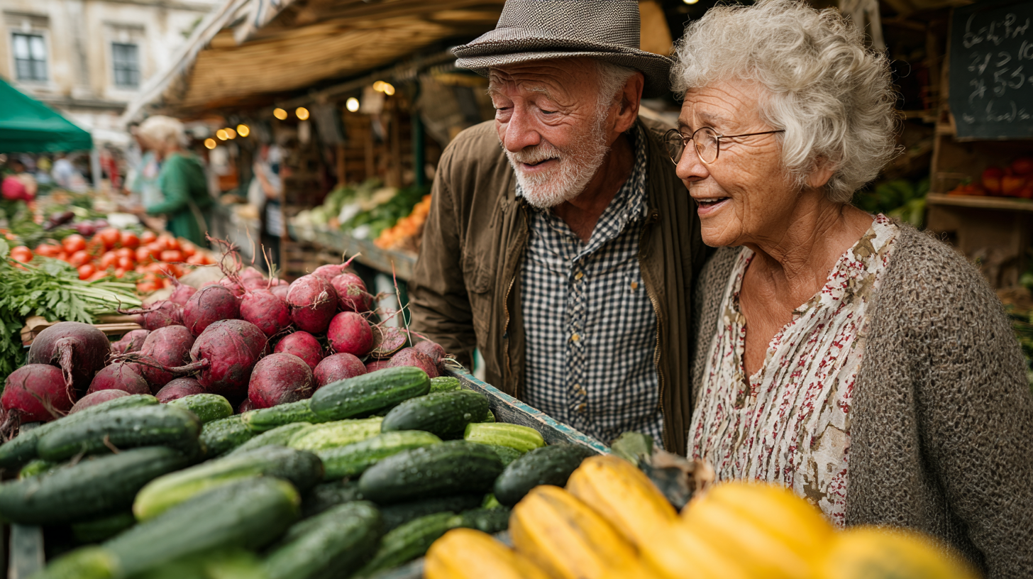 Nutriționist consultând un senior pentru planificare alimentară
